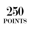 250 points